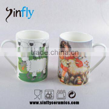 High Quality Ceramic Milk Mug With Cartoon Image photo-4