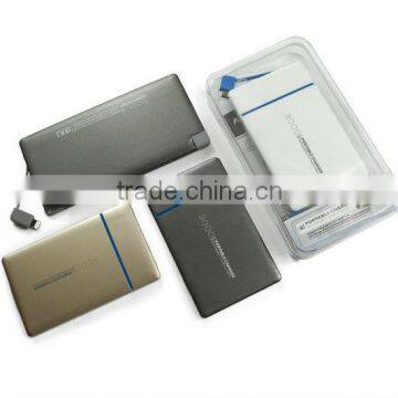 cheap 5000mah universal Rechargeable li-polymer battery power bank