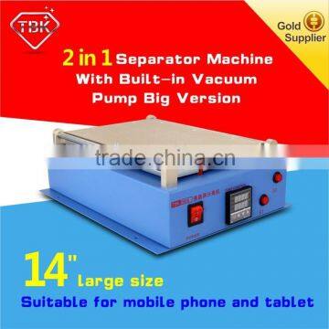 Newest oca laminator Built-in with Vacuum Pump for Mobile Phone LCD Separator Machine