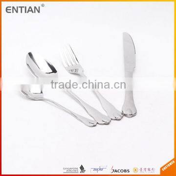 Stainless steel vintage tableware wholesale metal tableware sets