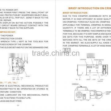Automatic Terminal Crimping Machine With Exchangeable Die Sets Electric Connector Crimping Tools Crimper EM-6B2 photo-6