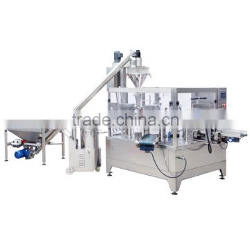 Rotary Filling and Sealing Machine for Premade Pouches