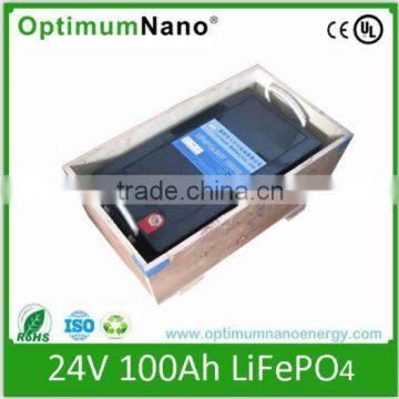 Deep Cycle 24v 100ah Lithium Ion Battery for Solar Storage System