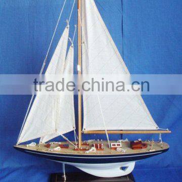 NAUTICAL DECORATION MODEL YACHT/WOODEN BOAT / MODEL BOAT