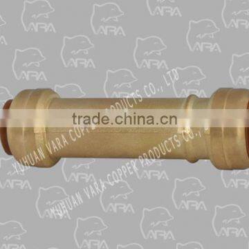 251-01 brass flange fittings (PUSH FITTING BRASS LONG REPAIR COUPLING ADAPTER (PUSH X PUSH))