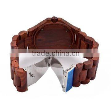 2016 Fashion Wrist Watch Man Custom Logo Wood Watch photo-2