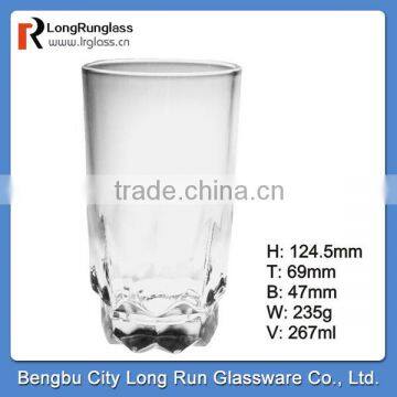 LongRun 267ml healthful glassware water tumbler glass cup