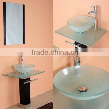 Allen Roth Glass Bathroom Vanity photo-6