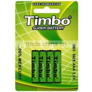 R03 Aaa Size Um4 1.5v Dry Cell Battery With Good Quality and Competetive Price photo-2