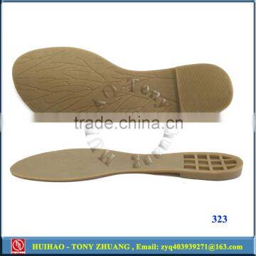 wholesales tpr flat shoe sole design 323