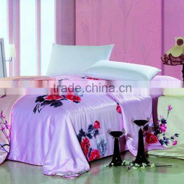 2015 Luxury Tencel & Silk Full Size Summer Quilt,silk Bedding