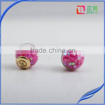 2016 New Korean Fashion Wild European Style Simple Double Ball Candy-colored Wild Earrings Women Brand Earring Jewelry photo-5