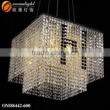 arm-beaded crystal chandelier,hanging tea light chandelier OM88442-600