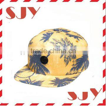 embroidery machine label floral 2014 custom hip hop cap