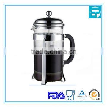 1000ml Stainless Steel Glass coffee french press pot