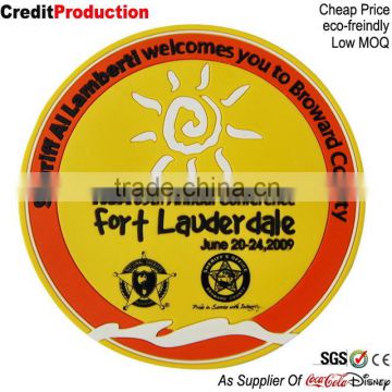 Guangzhou cheap promotion personalized plastic soft pvc coaster