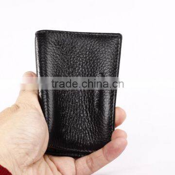 Genuine Leather Card Holder Name Card Wallet Business Card Case photo-5