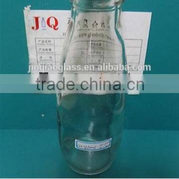 500ml clear milk glass bottle