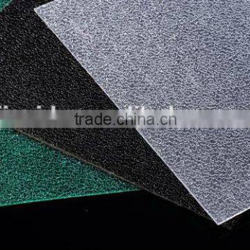 4mm thickness colored pc embossed sheet