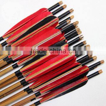 wholesale archery arrows 33 inch bamboo arrow with same spine and length