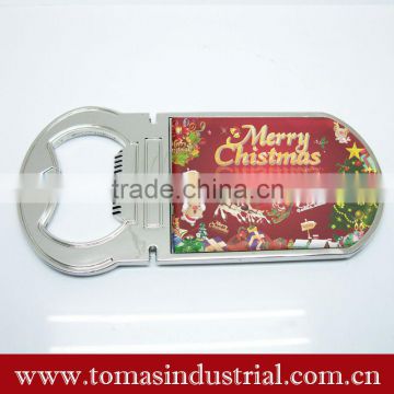 Wholesale cheap cool bottle opener keychain for the Christmas