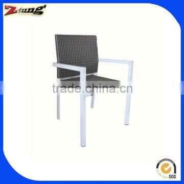 ZT-1092C cheap aluminum rattan rattan stackable chair