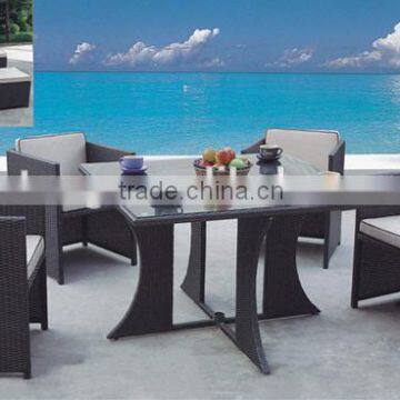 ZT-1204CT aluminum outdoor rattan cube garden furniture