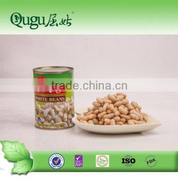 Healthy foods white kidney beans in tin from hubei qugu