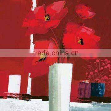 Handmade flower oil painting