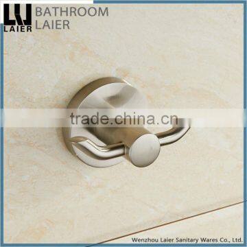 12835 new hot selling products nickel brushed bathroom design wall mount robe hook