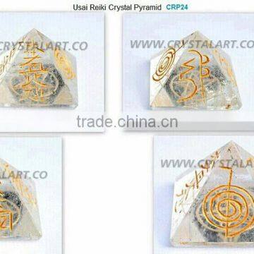 CRYSTAL USAI REIKI PYRAMID SET