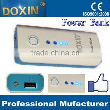 DOXIN mobile portable power bank 5600mAh external battery