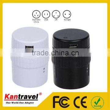 EU To US Plug Adapter AU To US Universal AC Travel Power Adapter Converter Outlet photo-2