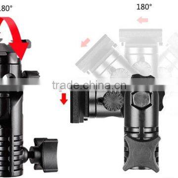 New Released Full-function Adjustable Camera Flash Shoe Umbrella Holder Light Stand Socket Bracket photo-2