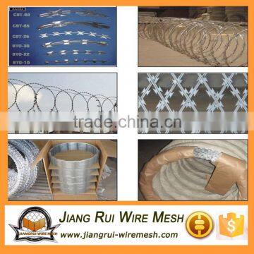 Low price high quality heavy duty razor barbed wire