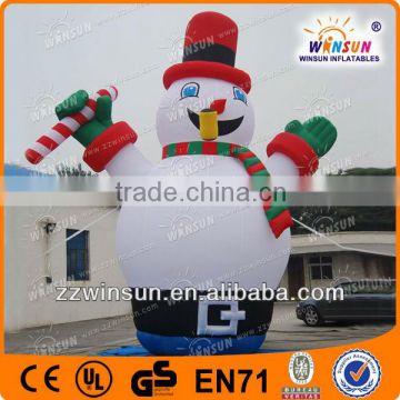 Customized inflatable cartoon snowman for sale