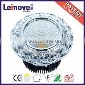 european wall lighting 100lm/w round led downlight 15w
