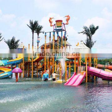 Water Park fiberglass Playground Slide For Sale