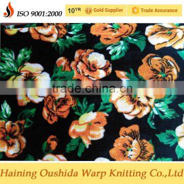 Hot Sale Polyester Spandex Korean Velvet,micro Stretch Velvet