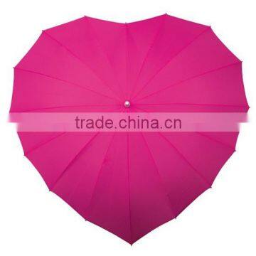 Hot Pink Heart Umbrella