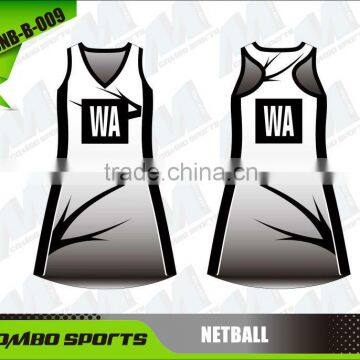 Sublimation netball A-shaped dress