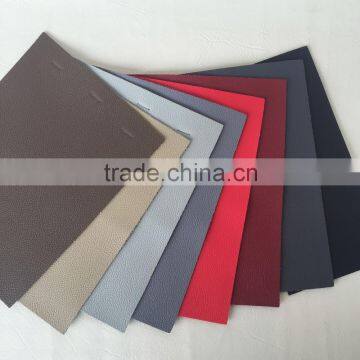 Thicker PVC Pebble grain leather wearable & waterproof leather fabric for Luggage, furniture, toys, purses, decorative