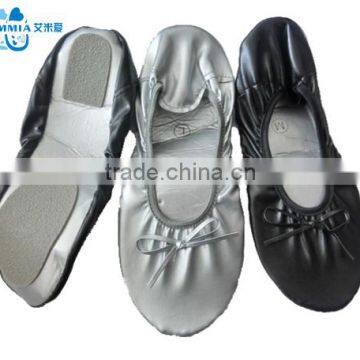 Lady Oxford Outsole Customized Terry Dance Ballet Shoes And Indoor Slippers