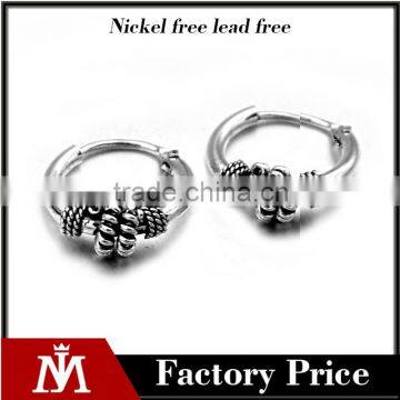 hot selling casting earrings in stock stainless steel simple earrings jewelry Factory price wholesale earrings