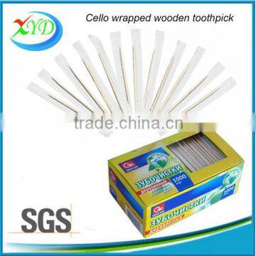 2016 High Quality and Low Price Cello Wrapped Toothpick / Cello Wrap Mint Toothpicks