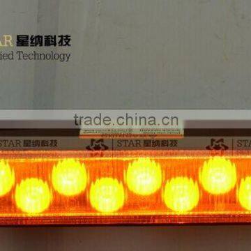 1W 8LED 8W waterproof police visor warning auto led strobe warning light XN-332-1