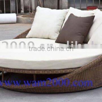 patio garden aluminum round pe rattan chair for outdoor