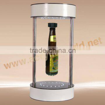 magnetic floating display stand/acrylic magnetic floating bottle display stand