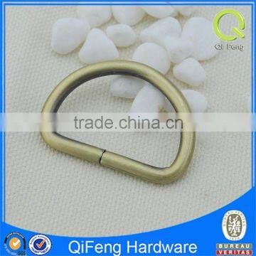 metal D ring d-ring shoe eyelet iron metarial bag hardware