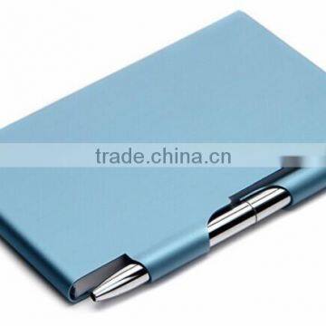 Aluminum Diary Card Holder, Id Card Holder With Pen, Id Card Holders for Christmas Gift photo-6